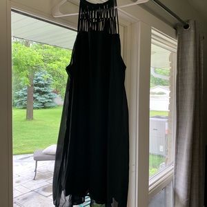 Tell Me Black Swing Dress